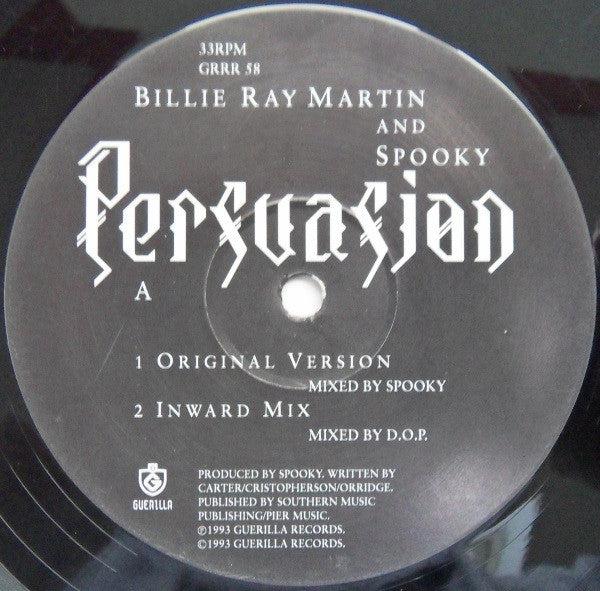 Billie Ray Martin & Spooky : Persuasion (12")