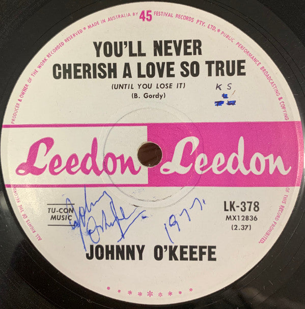 Johnny O'Keefe : Move, Baby, Move (7", Single)