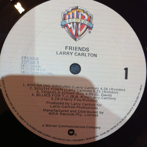 Larry Carlton : Friends (LP, Album)