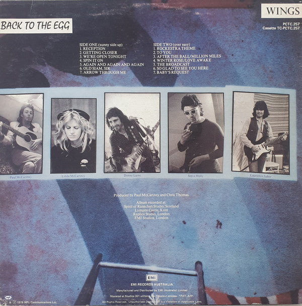 Wings (2) : Back To The Egg (LP, Album)