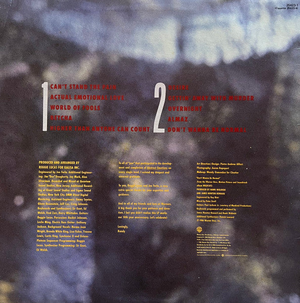 Randy Crawford : Abstract Emotions (LP, Album)