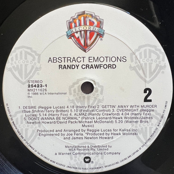 Randy Crawford : Abstract Emotions (LP, Album)