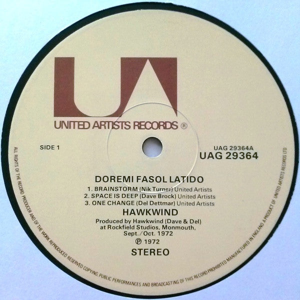 Hawkwind : Doremi Fasol Latido (LP, Album, RP, Inn)