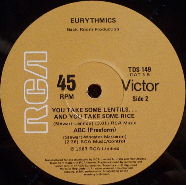 Eurythmics : Who's That Girl? (12", Single)
