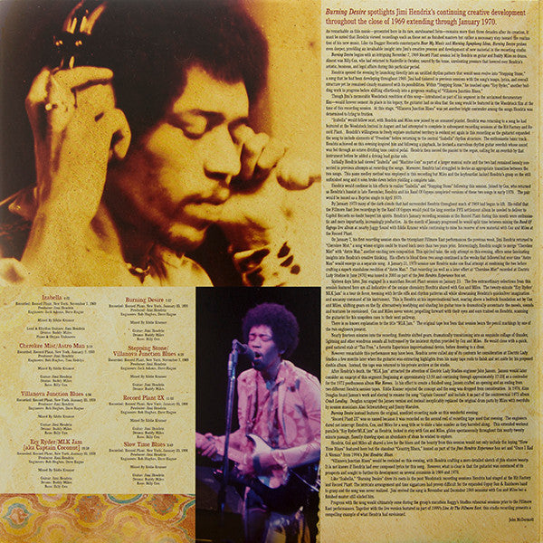 Jimi Hendrix : Burning Desire (2xLP, RSD, Ltd, Num, RE)
