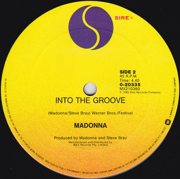 Madonna : Angel (Extended Dance Mix) (12", Gen)