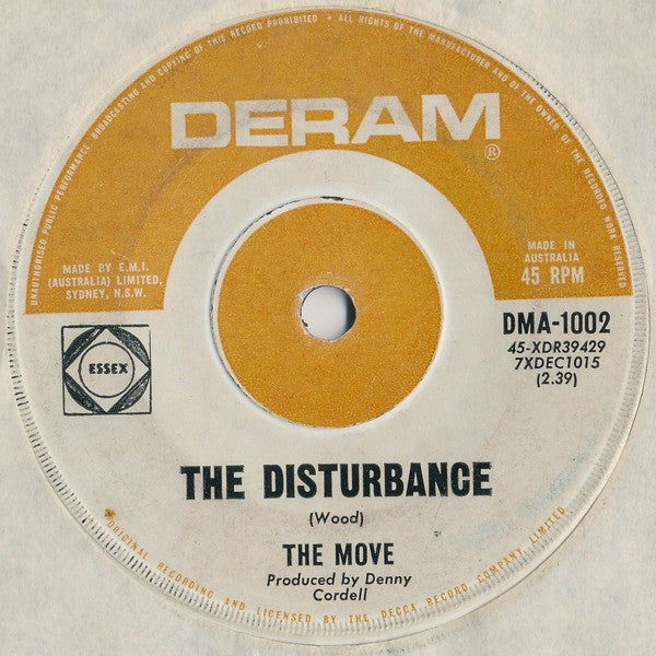 The Move : Night Of Fear (7", Single)