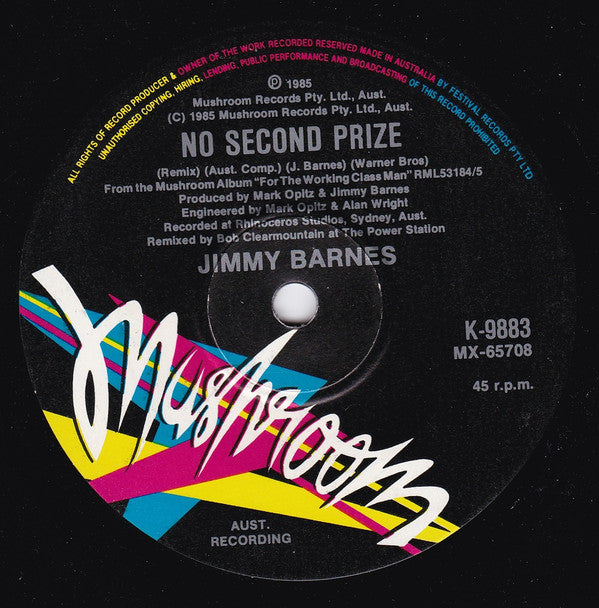 Jimmy Barnes : Working Class Man (7", Single)