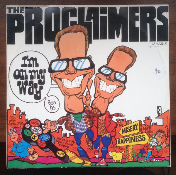 The Proclaimers : I'm On My Way (12", Maxi, Ltd)