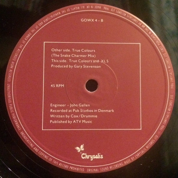 Go West : True Colours (The Snake Charmer Mix) (12")