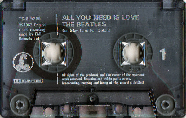 The Beatles : All You Need Is Love (Cass, Single, RE, XDR)