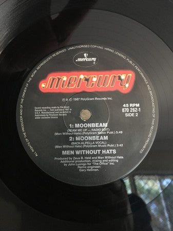 Men Without Hats : Moonbeam (12", EP, Single)