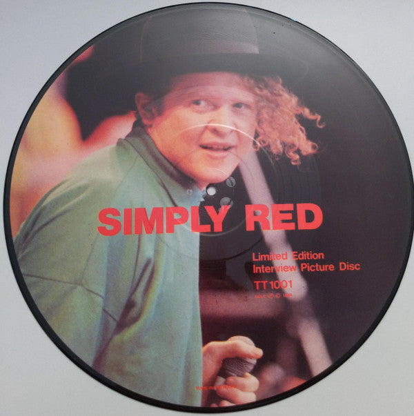Simply Red : Limited Edition Interview Picture Disc (12", Ltd, Pic, Unofficial)