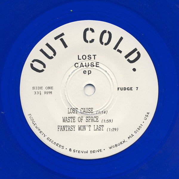 Out Cold : Lost Cause (7", EP, Blu)