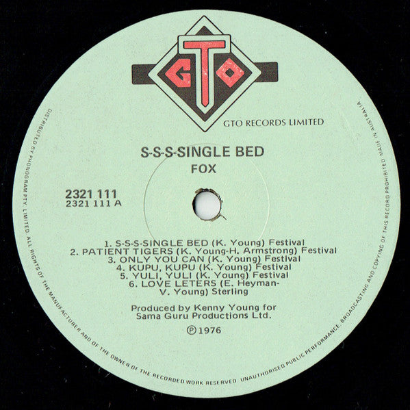 Fox (3) : S-s-s single Bed (LP, Comp)