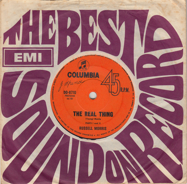 Russell Morris : The Real Thing (7", Single)
