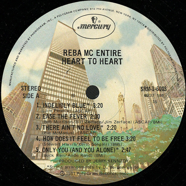 Reba McEntire : Heart To Heart (LP, Album, Pre)