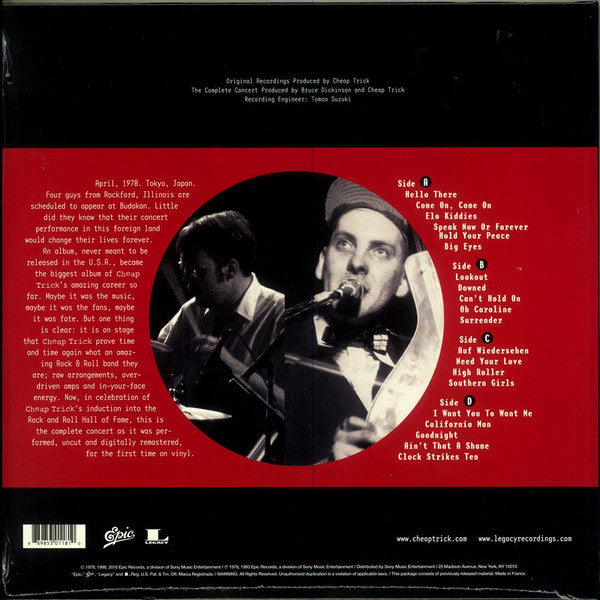 Cheap Trick : At Budokan: The Complete Concert (2xLP, Album, RSD, Ltd, Gat)