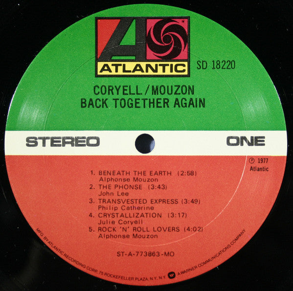 Larry Coryell / Alphonse Mouzon : Back Together Again (LP, Album, MO )