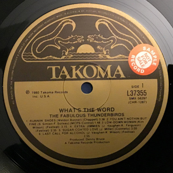 The Fabulous Thunderbirds : What's The Word (LP, Album)