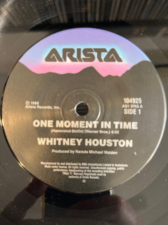 Whitney Houston : One Moment In Time (7", Single)