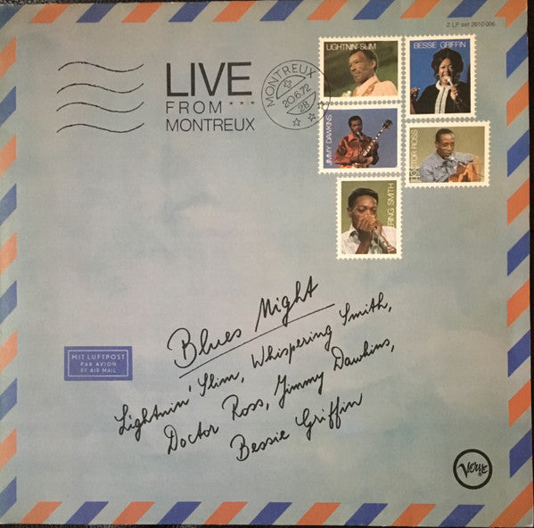Lightning Slim, Whispering Smith, Doctor Ross, Jimmy Dawkins, Bessie Griffin : Blues Night - Live From Montreux (2xLP, Album)