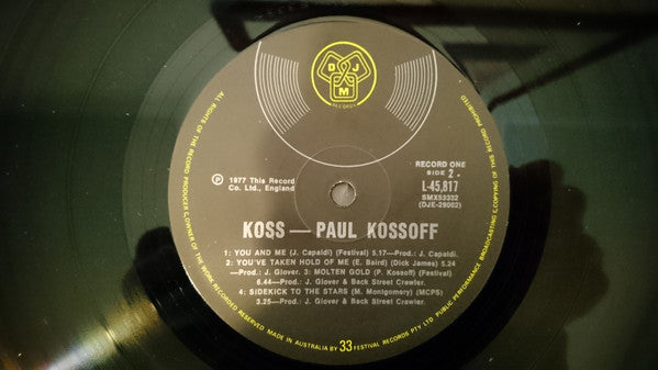 Paul Kossoff : Koss (2xLP, Comp, Gat)