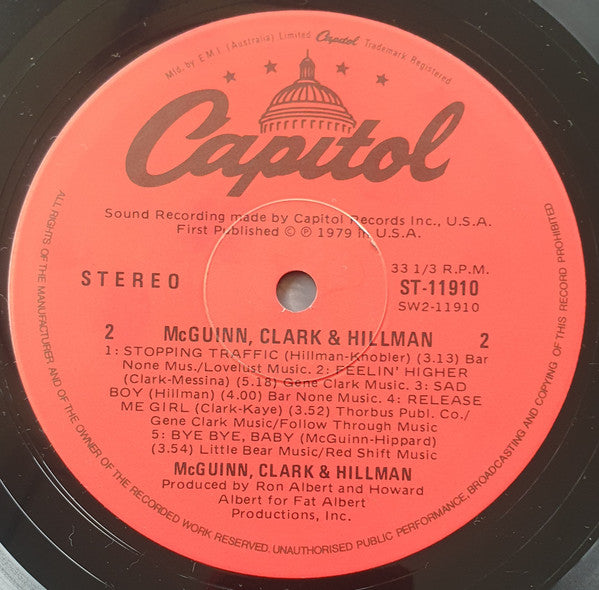 McGuinn, Clark & Hillman : McGuinn, Clark & Hillman (LP, Album)