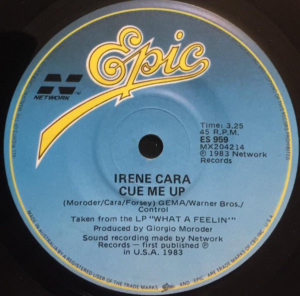 Irene Cara : Breakdance (7", Single)