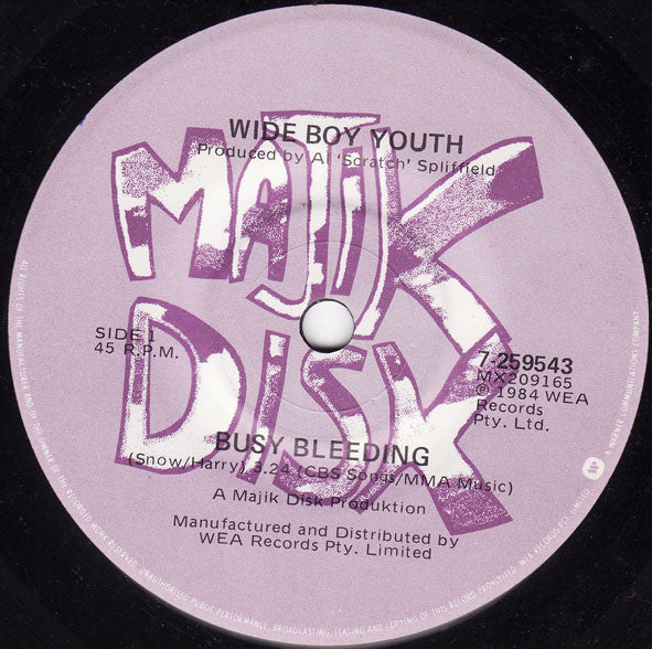 Wide Boy Youth : Busy Bleeding (7")