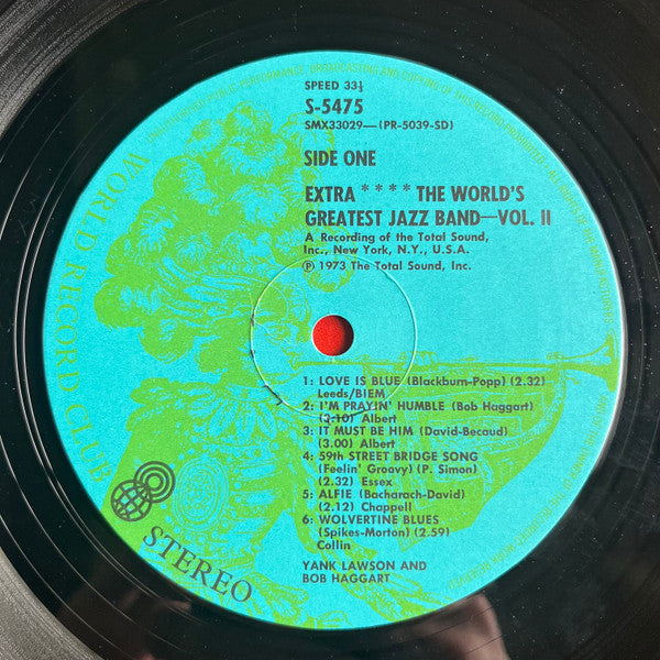The World's Greatest Jazzband Of Yank Lawson & Bob Haggart : Extra! (LP, Album, Club, RE)