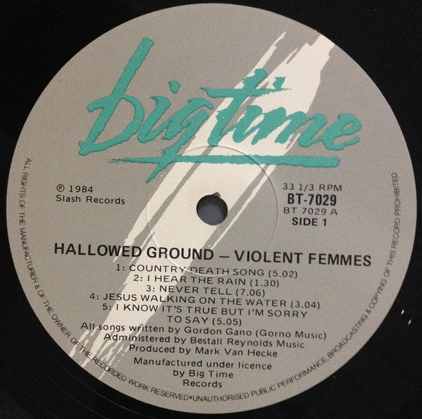 Violent Femmes : Hallowed Ground (LP, Album, Fir)