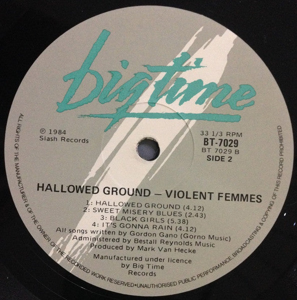 Violent Femmes : Hallowed Ground (LP, Album, Fir)