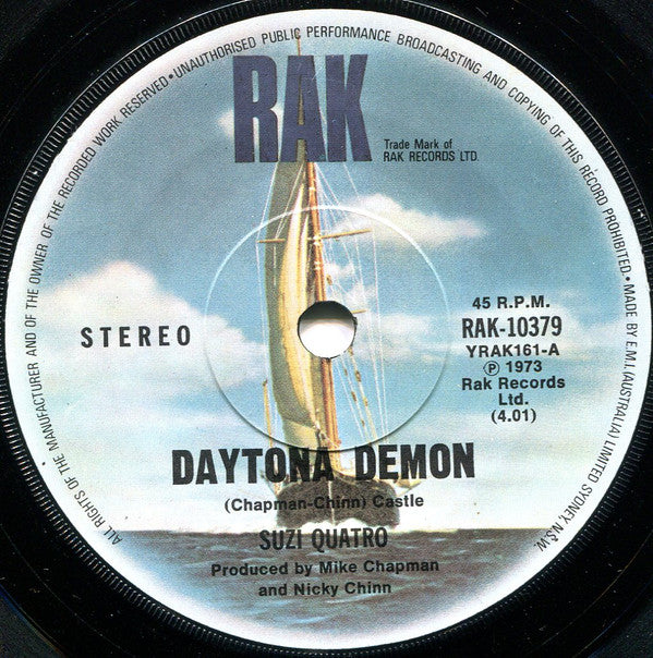 Suzi Quatro : Daytona Demon (7")