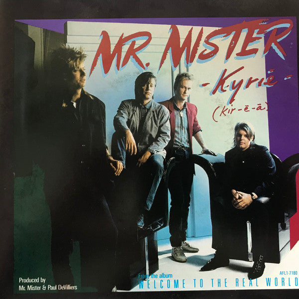 Mr. Mister : Kyrie (7", Single)