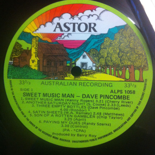 Dave Pincombe : Sweet Music Man (LP, Album)