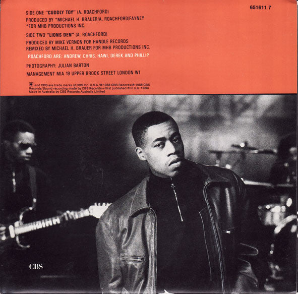 Roachford : Cuddly Toy (7", Single)