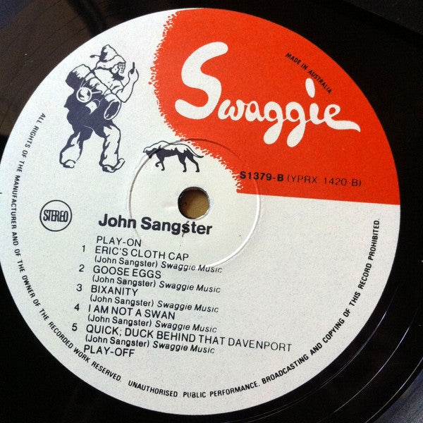 John Sangster : For Leon Bismarck Volume 1 (LP, Album)