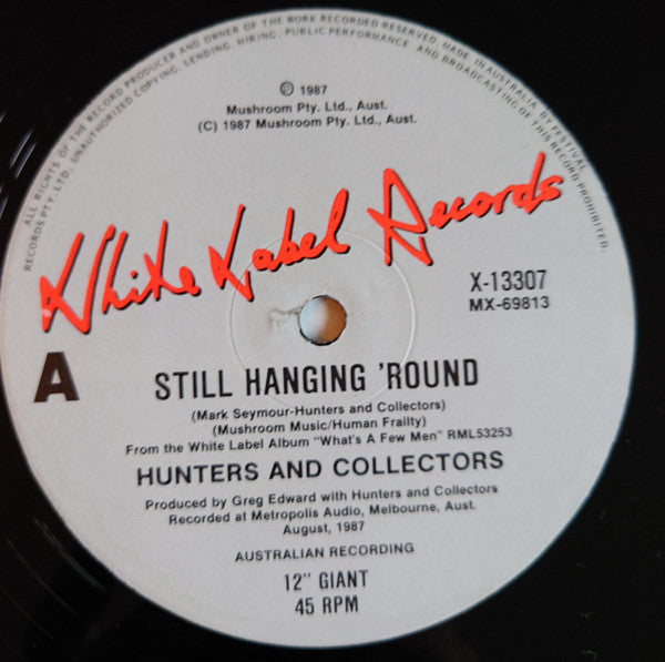 Hunters & Collectors : Still Hanging 'Round (12", Single)