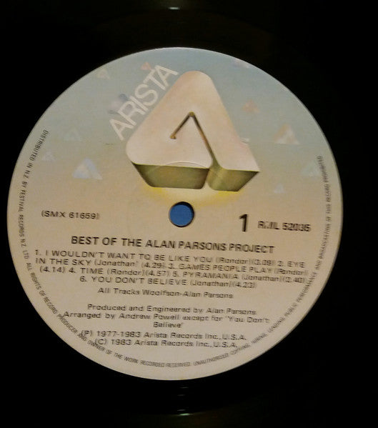 The Alan Parsons Project : The Best Of The Alan Parsons Project (LP, Comp, RE)