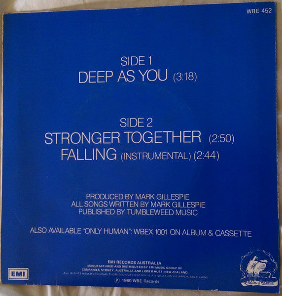 Mark Gillespie (5) : Deep As You (7", Single)