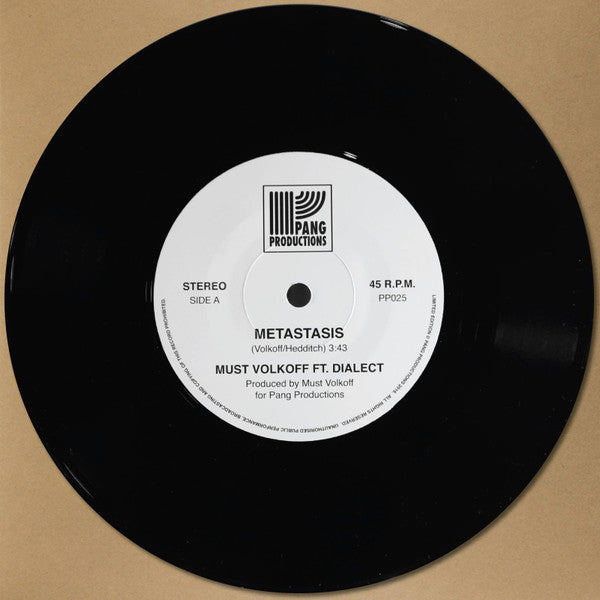 Must Volkoff Featuring Dialect (6) : Metastasis / Jewels + Crystals (7", Ltd)
