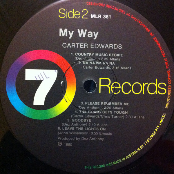 Carter Edwards : My Way (LP)