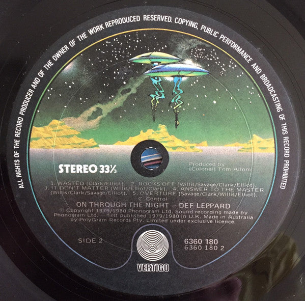 Def Leppard : On Through The Night (LP, Album)