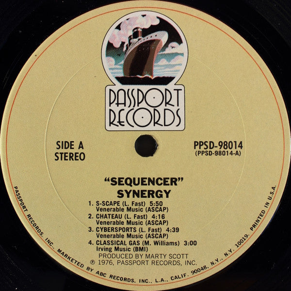 Synergy (3) : Sequencer (LP, Album, Pit)