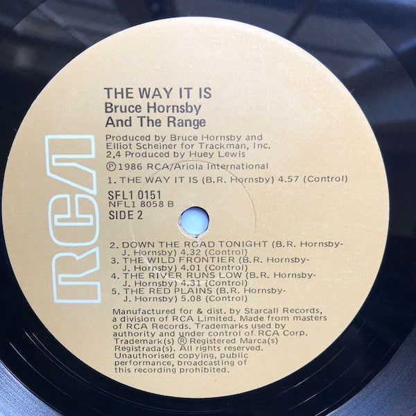 Bruce Hornsby And The Range : The Way It Is (LP, Album)