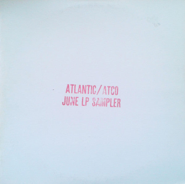 Various : Atlantic / Atco June LP Sampler  (2xLP, Promo, Smplr, Gat)