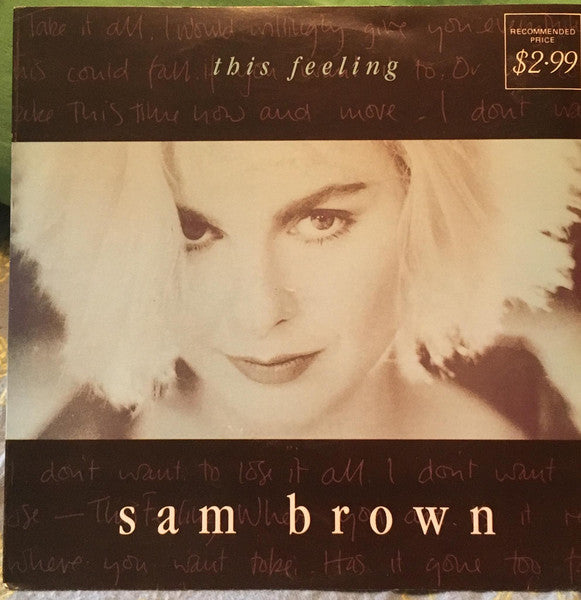 Sam Brown : This Feeling (7", Single)