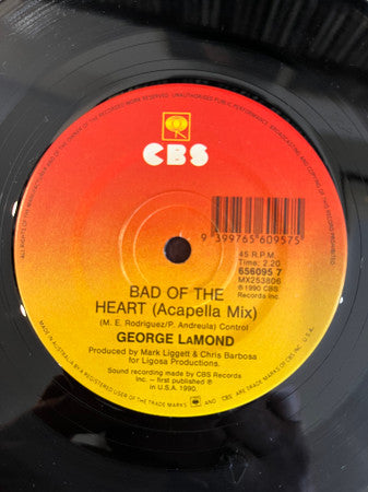 George LaMond : Bad Of The Heart (7", Single)