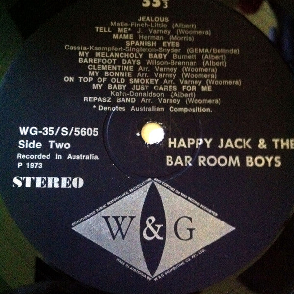 Happy Jack And The Bar Room Boys : Happy Jack And The Bar Room Boys - Special Party (LP, Album)